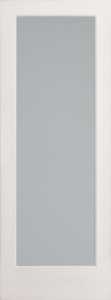 Diffused White Laminate French Door